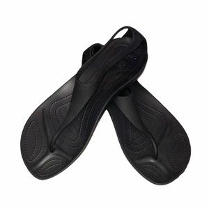 Crocs Serena Flip Black